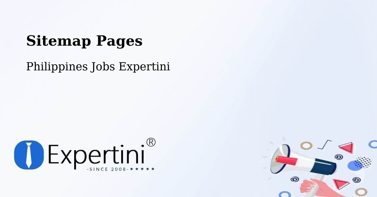 Sitemap Pages - Tagaytay - Philippines Jobs Expertini